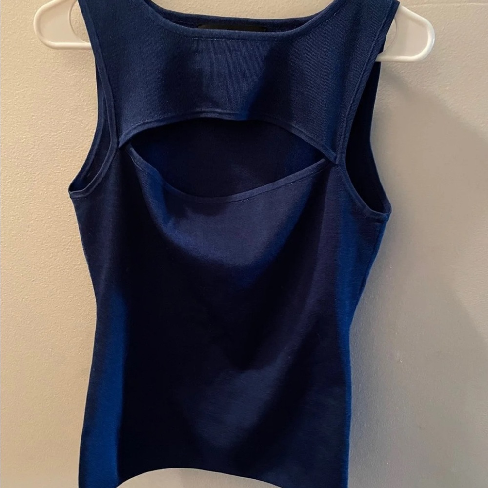 Kim Kardashian blue slimming tank top